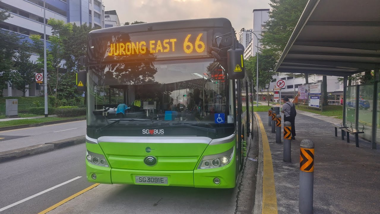 Tower Transit Bus Service 66 Yutong ZK6128BEVG E12 SG3091E
