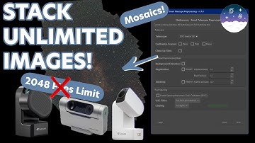 Stapel ONBEPERKT aantal afbeeldingen in het nieuwste Python-preprocessingscript van Siril (en ook...