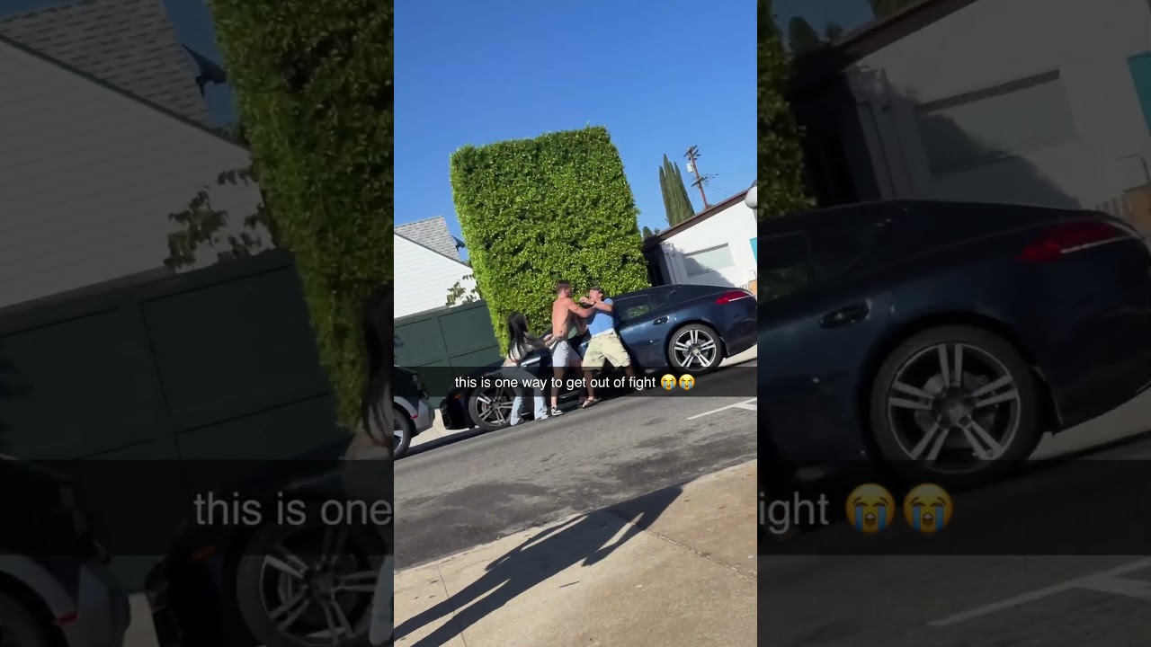 This is one way to get out of a fight 😭￼