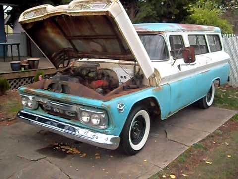 1960 GMC Suburban, 305 V6 - YouTube 1960 GMC Suburban, 305 V6 - YouTube