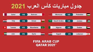 كأس العرب 2021 | جدول المباريات ومجموعات البطولة وتوقيت المباريات