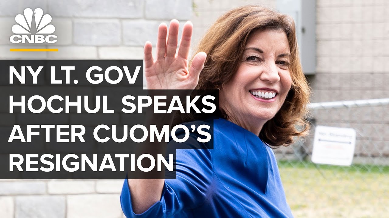 Kathy Hochul Speaks After Cuomo Resignation