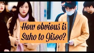 EXO Suho & BLACKPINK Jisoo (Jiho) moments Part 2