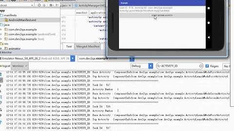 android activity singleinstance launch mode example