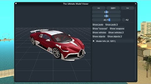 The Ultimate Model Viewer [GTA:SA] - demo 1