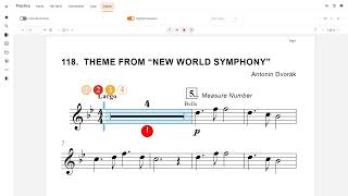 Bells Play Along - #118 Theme from  New World Symphony