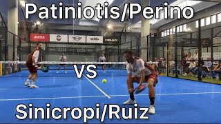 Patiniotis\Perino vs Sinicropi\Ruiz 7-6(5) 6-1 - Finale Serie A Padel 2022