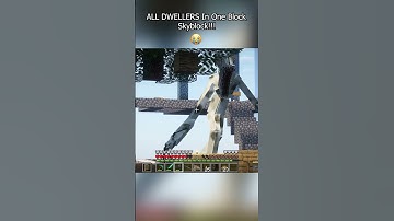 One Block Skyblock with Every Horror Mod  #minecraft