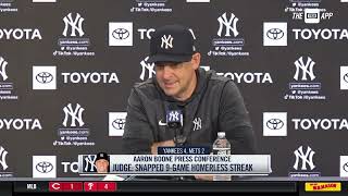 Aaron Boone breaks down win over Mets