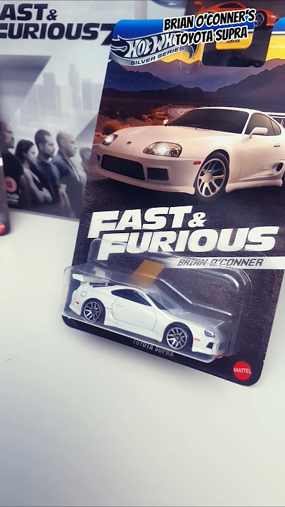 White Toyota Supra Fast and furious 7, Paul Walker (Brian O'Conner) Movie car JBY33 - LA10