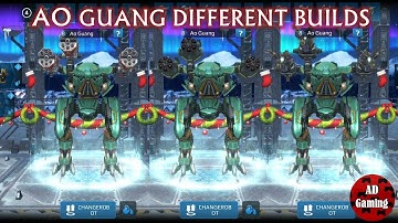 War Robots - Ao Guang Different Builds - Test Server Gameplay (Compilation)