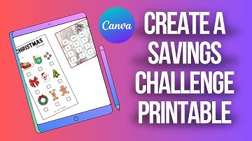 CANVA TUTORIAL | How To Make Cash Stuffing Challenges [FREE VERSION]