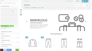 How to change the header background? (Prestashop 1.7)