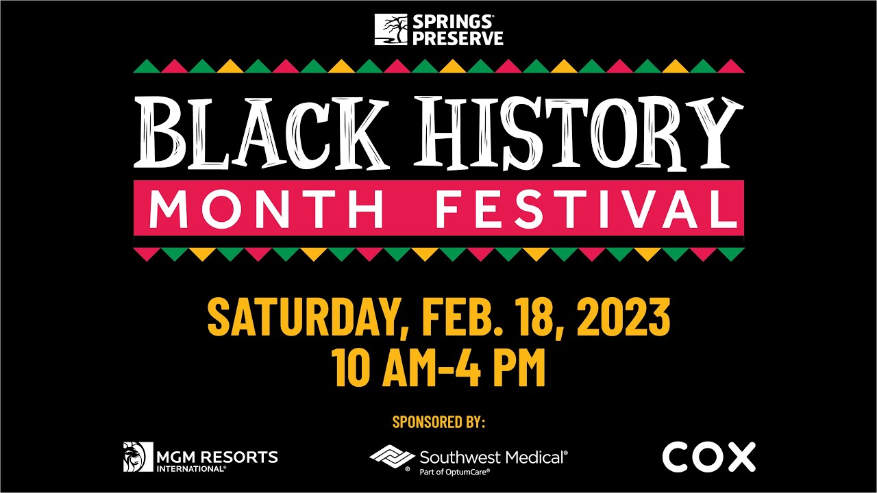 Black History Month Festival, Saturday, Feb. 18, 2023 YouTube