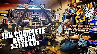 My Jeep JKU gets gear upgrades 4.88 axel seals brakes