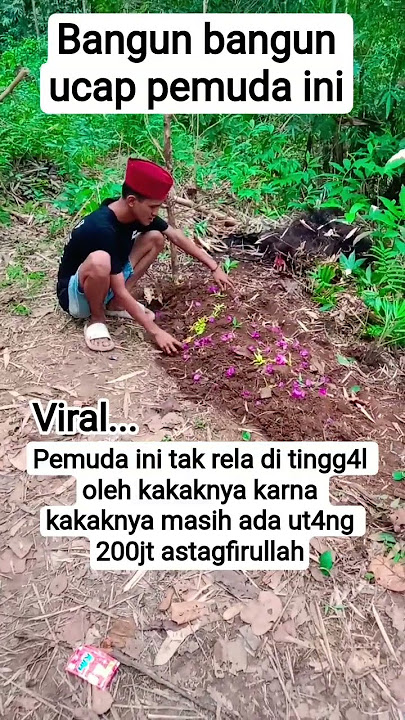 Pemuda ini tak rela di tingg4l oleh kakaknya karna kakaknya masih ada ut4ng 200jt astagfirullah#r