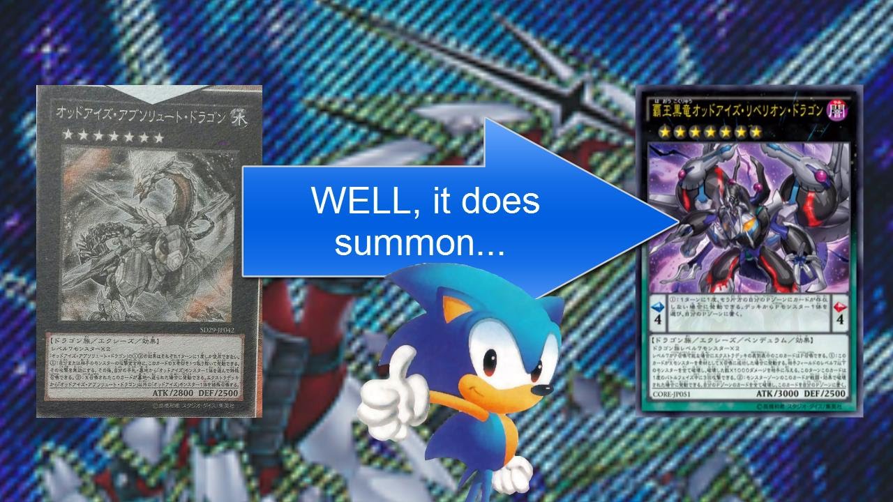 Odd-Eyes Absolute Dragon: Well, it DOES summon Odd-Eyes Rebellion Dragon