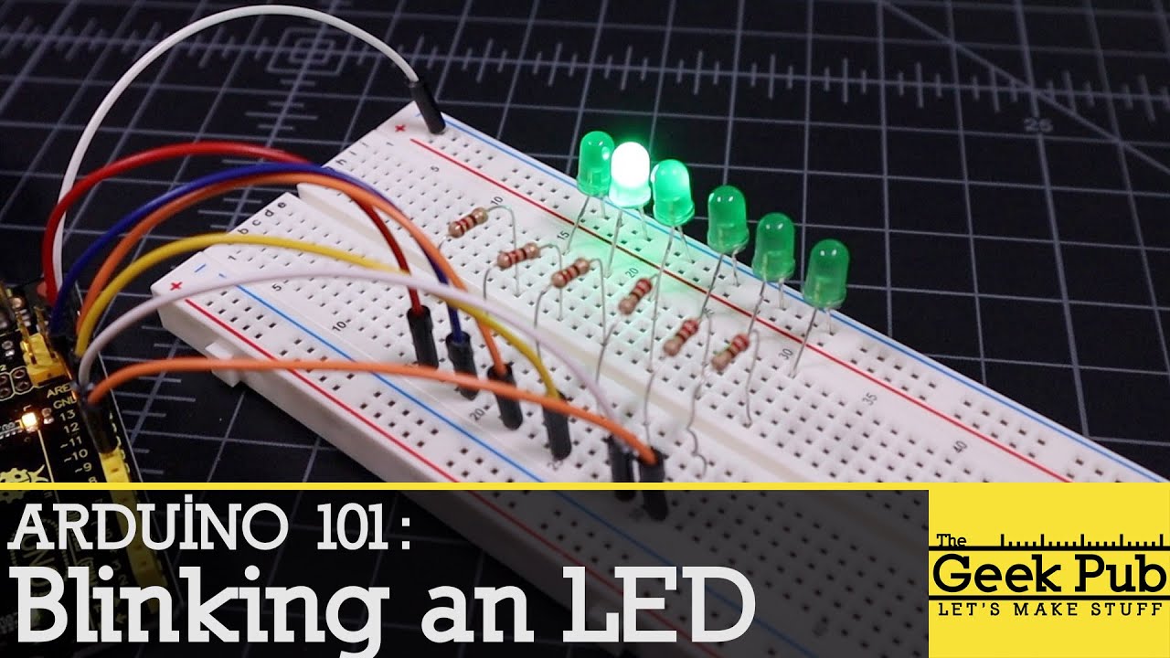 Arduino: Blinking an LED - YouTube