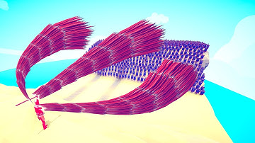 3x GOD SPEAR THROWER vs 100x EVERY UNIT - Totally Accurate Battle Simulator TABS