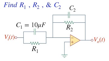 How to Find Resistance And Capacitor values From Opamp Transfer Function | Control System