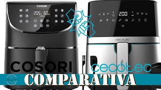 ➡️COMPARATIVA,Cecotec 5500 Pro y Cosori 5,5 L, características,diferencias,Cual elegir?