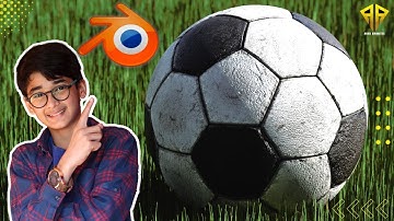 Make Realistic 3D Football in Blender | Blender Tutorial in Hindi Urdu