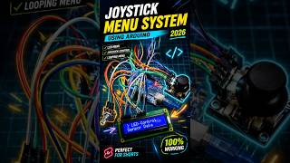 Arduino Joystick Menu System 😱 | DIY Smart LCD UI Using Arduino UNO #shorts