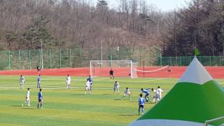 20170218 울진춘계대회 4강전 목동중3 vs 평택블루윙즈 전반전2