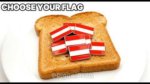 Flag Flavor Drop 🍯🔥 | AI Toast Spread ASMR (Pt. 8)