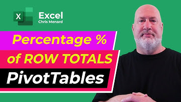Excel PivotTable - Percentage of Row Totals and Five Awesome Tips