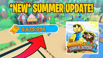 How To Get *NEW* Ticket Currency Fast In Summer Event In Mining Simulator 2 | (Roblox)