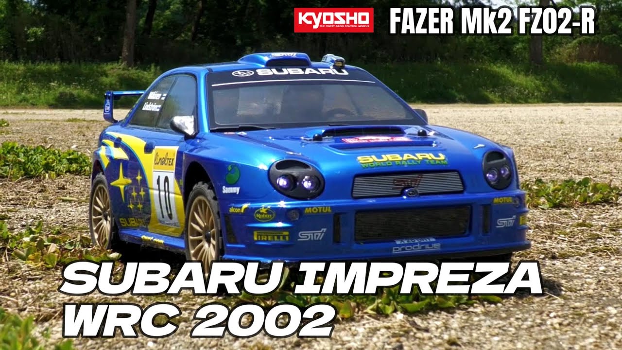 インプレッサ WRC 2002 を楽しもう！③　【KYOSHO FAZER Mk2 FZ02-R　SUBARU IMPREZA WRC 2002】