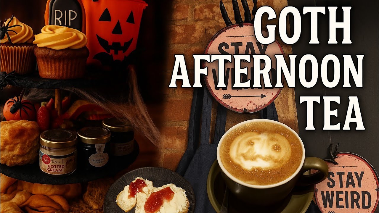 Goth Afternoon Tea Experience… This Was Unexpected - YouTube