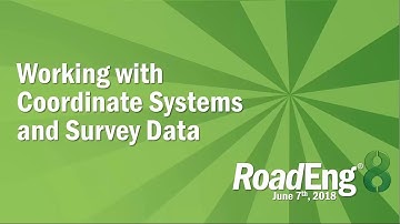Working with Coordinate Systems and Survey Data