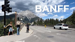 Banff Canada Cascade Gardens to the Recreation Grounds 2026 Alberta 4k Walking Tour