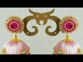 Silk thread jhumkas collection||silk thread jhumkas with studs