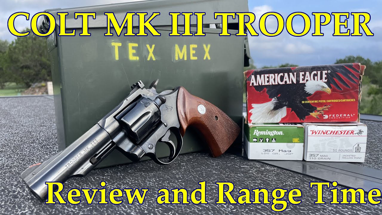 Colt Trooper MK III Review and Range Time - YouTube