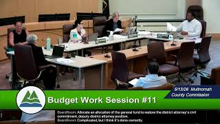 5.13.26 Budget Work Session #11