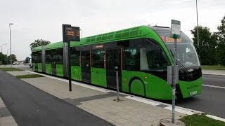 Driving a Van Hool Exquicity BiArtic (MalmöExpressen), yearmodel 2014