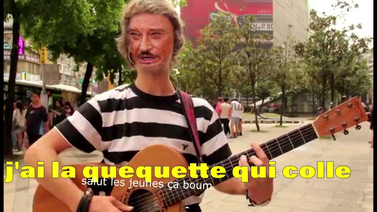 (AI Cover) J ai la quequette qui colle Johnny Hallyday (AI Cover) YouTube
