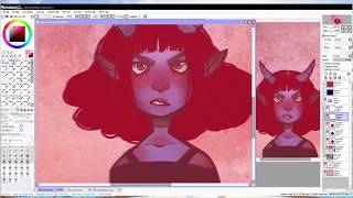 Devil Girl -- Speedpaint