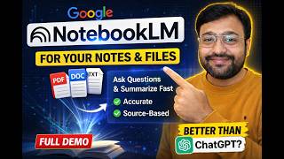 NotebookLM Explained 🔥 | Google’s AI That Learns From Your Notes (Full Demo) | Learn Faster with AI