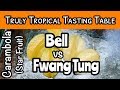 Truly tropical tasting table fwang tung vs bell carambola star fruit