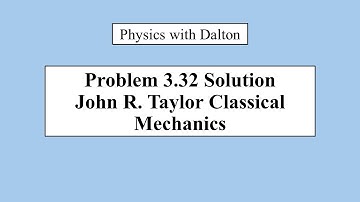 Problem 3.32: Moment of Inertia of a Uniform Sphere (Taylor Classical Mechanics)