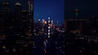 Downtown, Calgary | Arial Footage - Fall Season