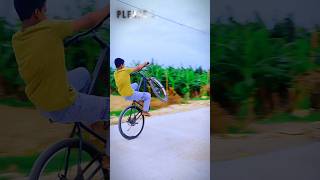 pleasesupport #cyclewheelie 😱 #vairalvideo #ytshorts #stunt #mtbreview #cyclestunt #mtbstunt  💥💔🥺