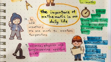 My first scratch project: The Important of Mathematics