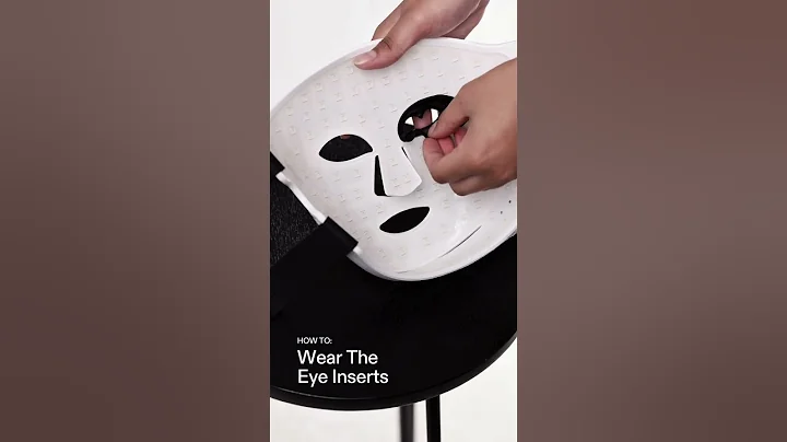 How to wear the Series 2 LED Mask Eye Inserts #ledmask #redlighttherapy #beautytech