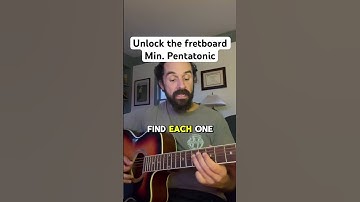 Unlock the Fretboard with This Minor Pentatonic Hack! 🎸 #GuitarTips