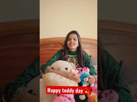 Happy teddy day.. #priyatiwari #priya_a08 #mr_sachin08 #sachintiwari
